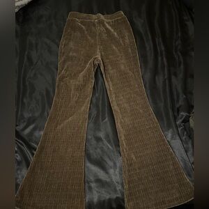 Small Brown Shein Flared Corduroy Pants ￼